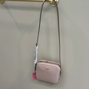 NWT Kate Spade blush camera bag, adjustable strap